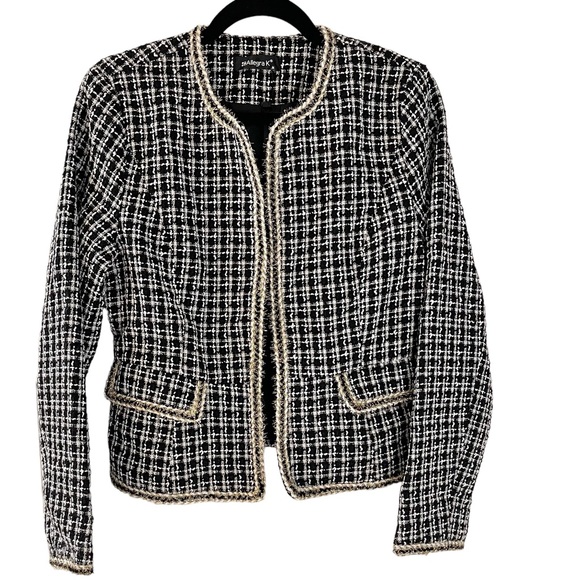Allegra K Jackets & Blazers - ❤️ NWT! Allegra K Plaid Tweed Open Front Blazer